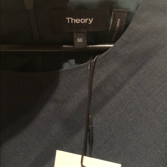 NWT theory emerald side fold dress 00 $265 - Picture 5 of 6